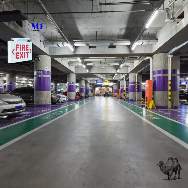 Factory Price IP43 AC85-265V 3W LED Emergency Light for School Hospital Subway Train Stations Shopping Center Supermarket Airport Office Factories Hotels Baseme