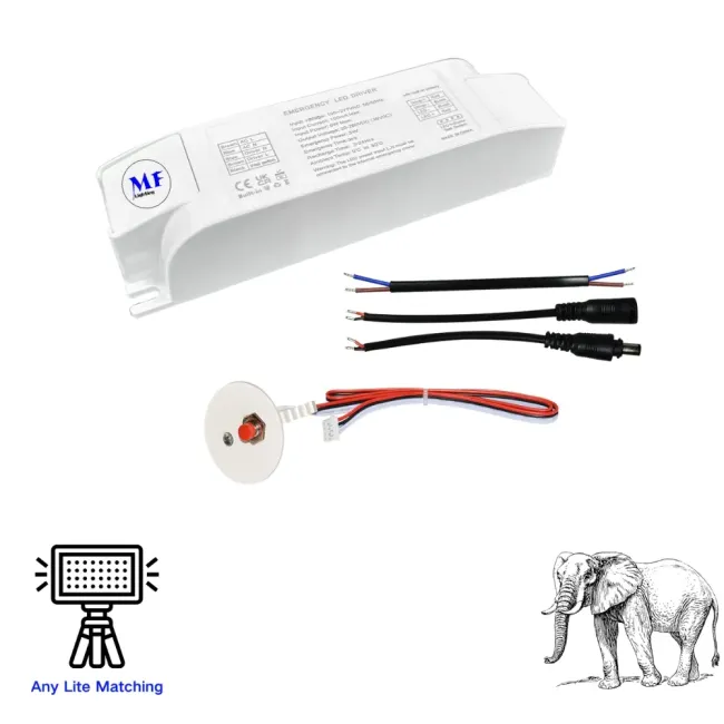 Factory Price 3-Hour Long-Lasting LED Emergency Lighting Kit Driver Power Supply & Battery Ballast for Triproof Light Ceiling Light Highbay Light Basemnt