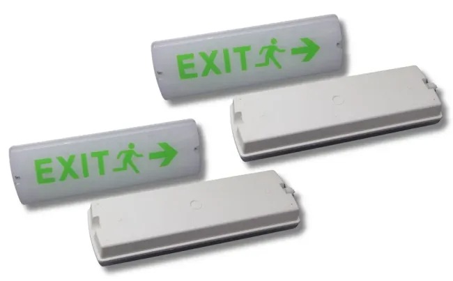 Factory Price Waterproof Fireproof Aluminum IP66 Hotel Hospital Shopping Mall Train Station School Supermarket LED Exit Escpe Emergency Light