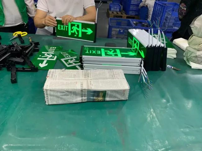 Factory Price Waterproof Fireproof Aluminum IP66 Hotel Hospital Shopping Mall Train Station School Supermarket LED Exit Escpe Emergency Light