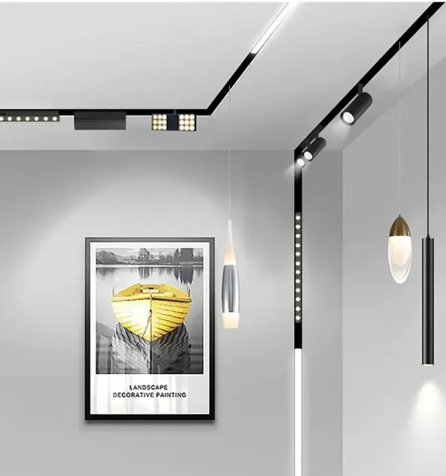Factory Price Thin Slim Aluminium Plastic IP20 Waterproof 5W Shop Cafe Canteen Drink Shop Book Store Cloth Store LED Magnetic Flood Light