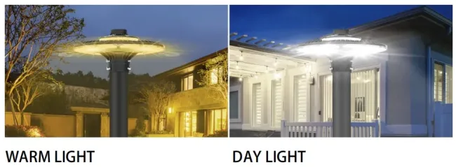 16+ Years Factory Ajustable 150W IP65 Built-in Waterproof 130lm/W Fairy Lawn Courtyard Landscape Park Yard Pathyway Street Post Top LED Garden Light