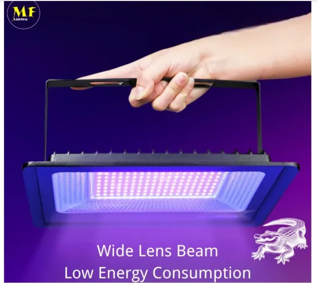 UV curing light showing efficient heat dissipation design
