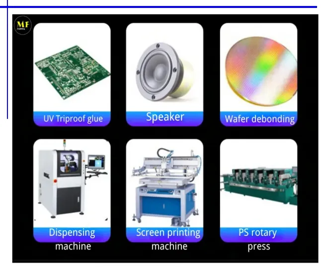 Final overview of complete UV curing light unit