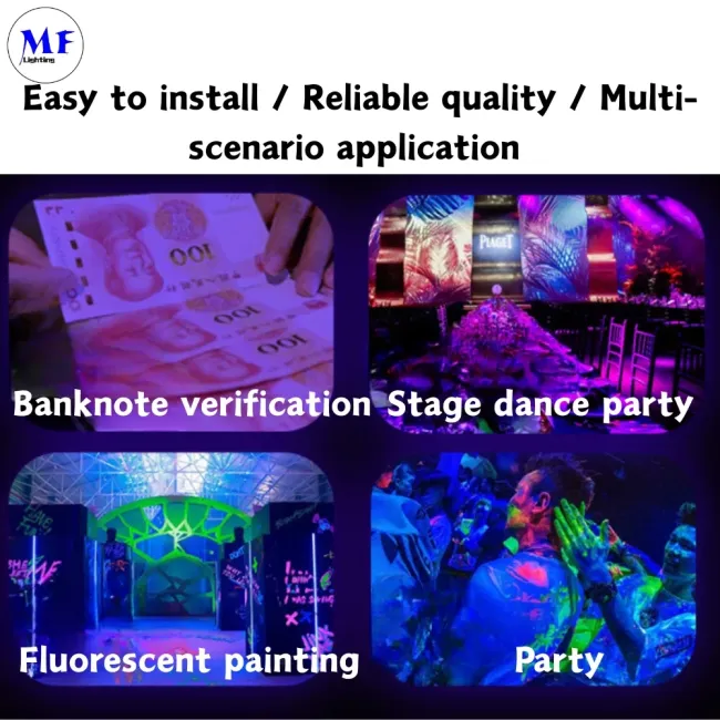 Custom LED UV light with logo engraving