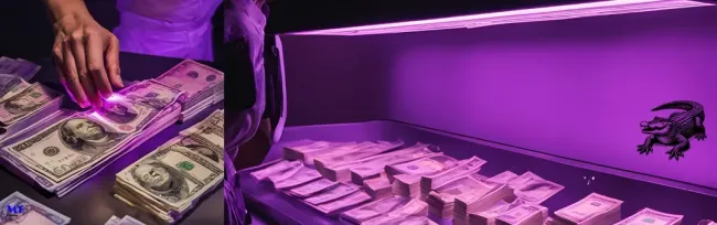 UV light used in bar and club setting