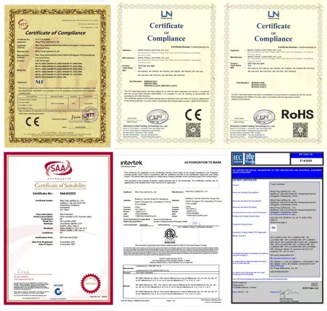 Product Certifications