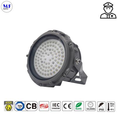 China LED Explosion Proof Light Atex Certified High Bay Area Hanging Wall Mounted Zone 1 Zone 2 LNG Gas Station Oil Industry for sale