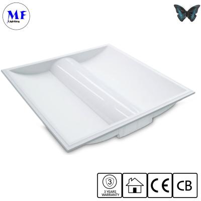 China Commercial Lighting LED Panel Light Ceiling Troffer Light Fixtures 50W 2*4FT Flame-Retardant Anti Glare Dimmable Ceiling for sale