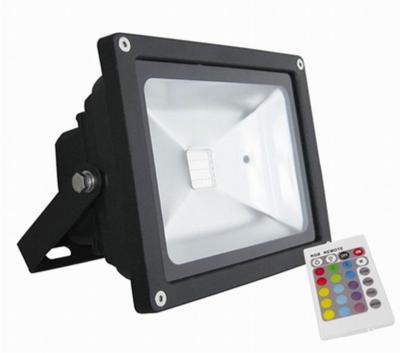 China High Transparent Glass 50W 6000K Cold White RGB LED Flood Lighs 3 Years Warranty for sale