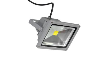 China CRI70 20 Watt Waterproof LED Flood Light 60 Degree Silver Grey  / Black Fixture Colour for sale