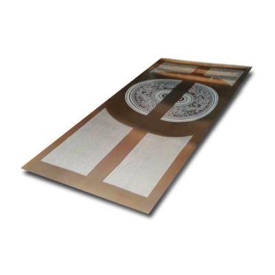 China Etching 316l Stainless Steel Mirror Sheet for sale