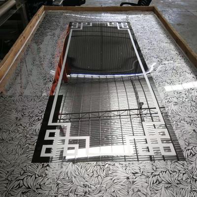 China Customized 316 Etched Elevator Stainless Steel Sheet 0.6mm SS Mirror Finish Sheet for sale