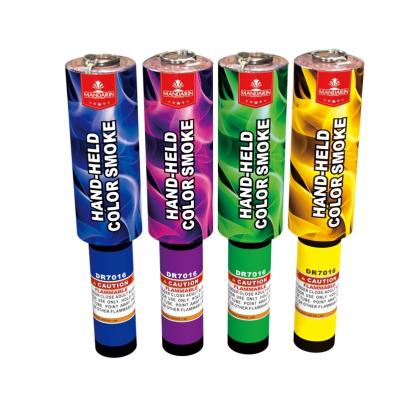 China 45S Duration Coloured Smoke Flares , Hand Held Smoke Bombs For Photography for sale