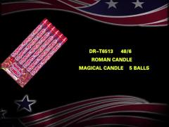 Liuyang 5 palle Roman Candles Fireworks magico AFSL ha certificato