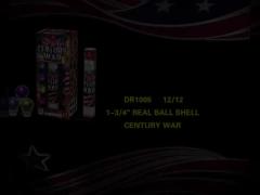 Palla aerea dell‘esposizione dell‘artiglieria della scatola metallica di Europa dei fuochi d‘artificio americani 1,75 dell‘artiglieria»