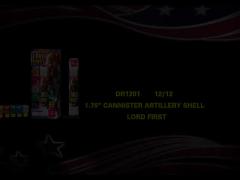 Fuochi d‘artificio 0,095 CBM personalizzabile di Lord First Canister Artillery Shells