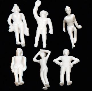 China Scale Model figure,layout mini human ABS swimming white figure PSW 1/50--1/150 for sale