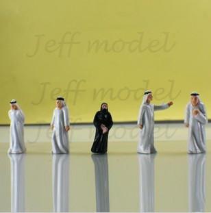 China Scale Model figure,layout mini human ABS COLOR Arab figure PA 1/50,1/75,1/100,1/150,1/200 for sale