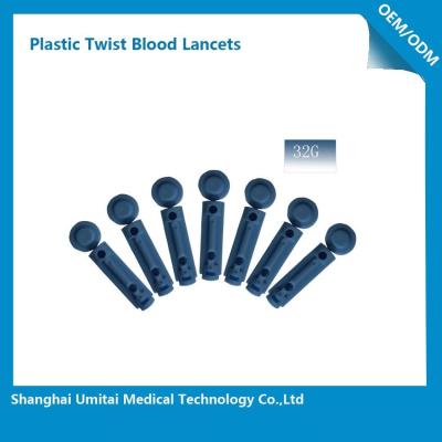 China Single Use Lancets Disposable , Safety Blood Lancet With Logo Printing for sale