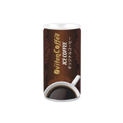 China Ice Brew Coffee Canning for 187ml OEM Flavors Coffee Drink Can 0.187L for sale