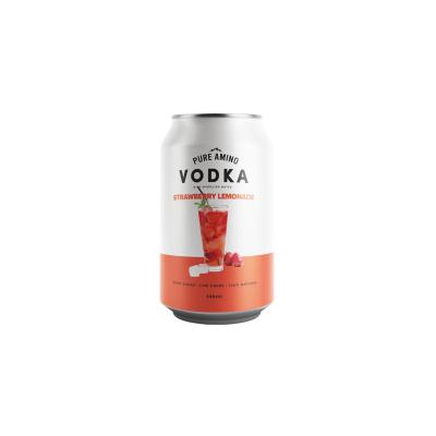 China 500ml Strawberry Lemonade​ Beverage Canning Vodka Sauce Vodka Mix Alcoholic Beverage for sale