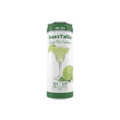 China Lime Flavor Canning Cocktails Alcoholic Beverage Aluminum Can For Beer Vodka 13% for sale