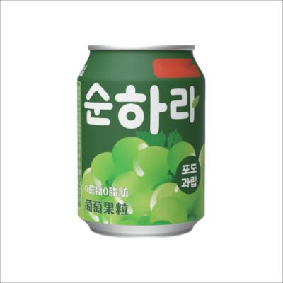 China 238ml Grape Juice With Pulp Bottling 0 Sugar 0 Fat Juice Drink Filling for sale