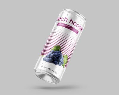 China 500ml Grape Flavor OEM ODM  Private Label Drink Canned Cocktails Low Sugar 5% AlC/VOL for sale