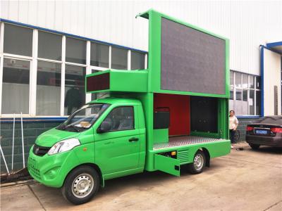 China Foton Mobile LED Truck P3 P4 Mobile LED Screen Truck 4 Wheels Small Size for sale
