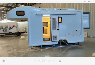 China Customized White Camper Shell Body Luxury Decoration Assembling RV Box Mounted for sale