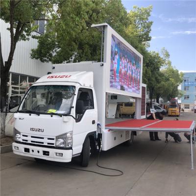 China 1SUZU 1SUZU Mobile Digital Ad Vans 4*2 LED Ad Truck 3840*1728mm for sale