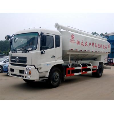 China 10 Ton Animal Food Transport Truck 10m3 Bulk Feed Electric Discharge Truck for sale