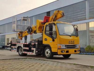 China 21m Bucket Aerial Work Platform Truck 200kg Telescopic High Altitude Working Truck à venda