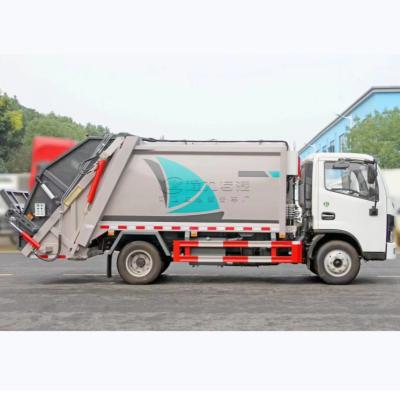 China 120HP Carbon Steel Garbage Truck Remote Control Garbage Truck à venda