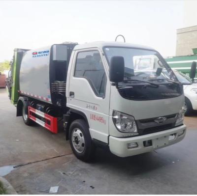 China Siemens Control System Garbage Truck With Compactor Max Driving Speed 90 Km/H Te koop