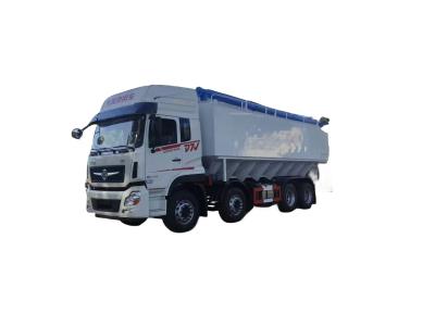 China 4 Axle Bulk Feed Delivery Vehicle High Power Grain Animal Feed 232/315 Horse Power for sale
