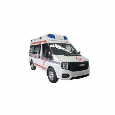 China Euro 4 5 6 Ambulance Jmc Petrol Diesel Right Hand Drive Ambulance Truck for sale