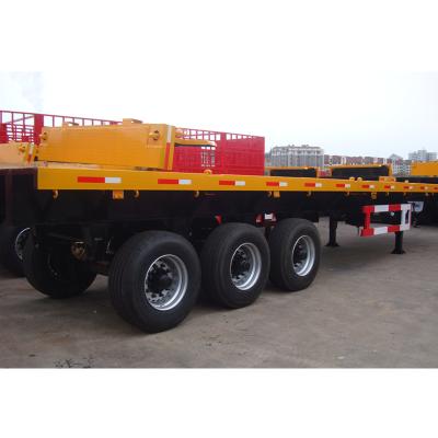 Китай Сверхмощный 20ft 40ft планшетный контейнера трейлер Semi продается