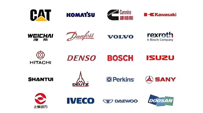 Supported brands: C, KOMATSU, HITACHI