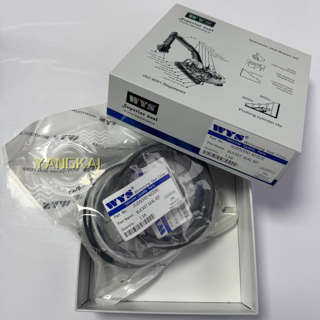 WYS JS205 Bucket Seal Kit components and packaging