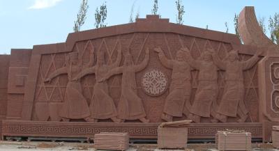 China Red sandstone sculpture project for Inner Mongolia for sale