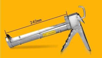 China KM Rotary cartridge cement caulking gun with seal puncture needle for sale