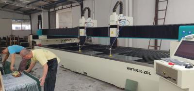 China Gantry Type Laminated Glass Stove CNC Water Jet Cutter 2000*6000mm for sale