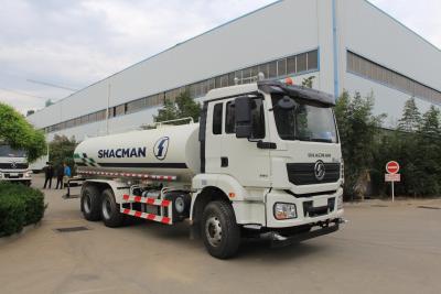 China SHACMAN H3000 3000 Gal Water Truck 4x2 Euro V White Truck Water Tanks for sale