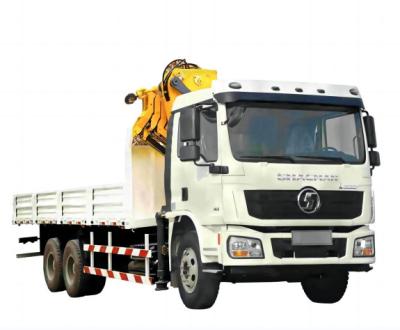China SHACMAN L3000 Crane Cargo Truck 4x2 Small Crane Truck 210hp Euro II for sale