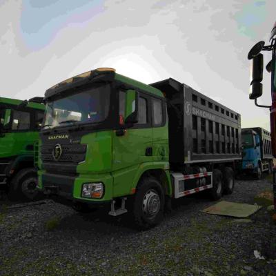 Chine Super Singles Tires Heavy Dump Truck Diesel Engine Wheelbase 170 Inches Length 25 Feet à vendre