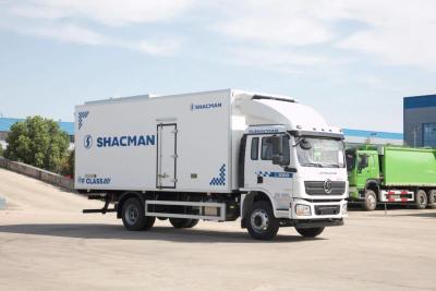 China SHACMAN L3000 Van Cargo Truck 4x2 340Hp Lorry Truck 290Hp Euro II White 6 Wheels  Cargo Truck for sale