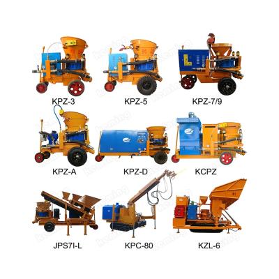 China compact Gunite Machine Max. Output Capacity 2-9m3/H For Construction for sale