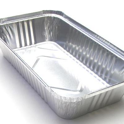 China Embossed 10 Micron Aluminum Foil Food Containers for sale